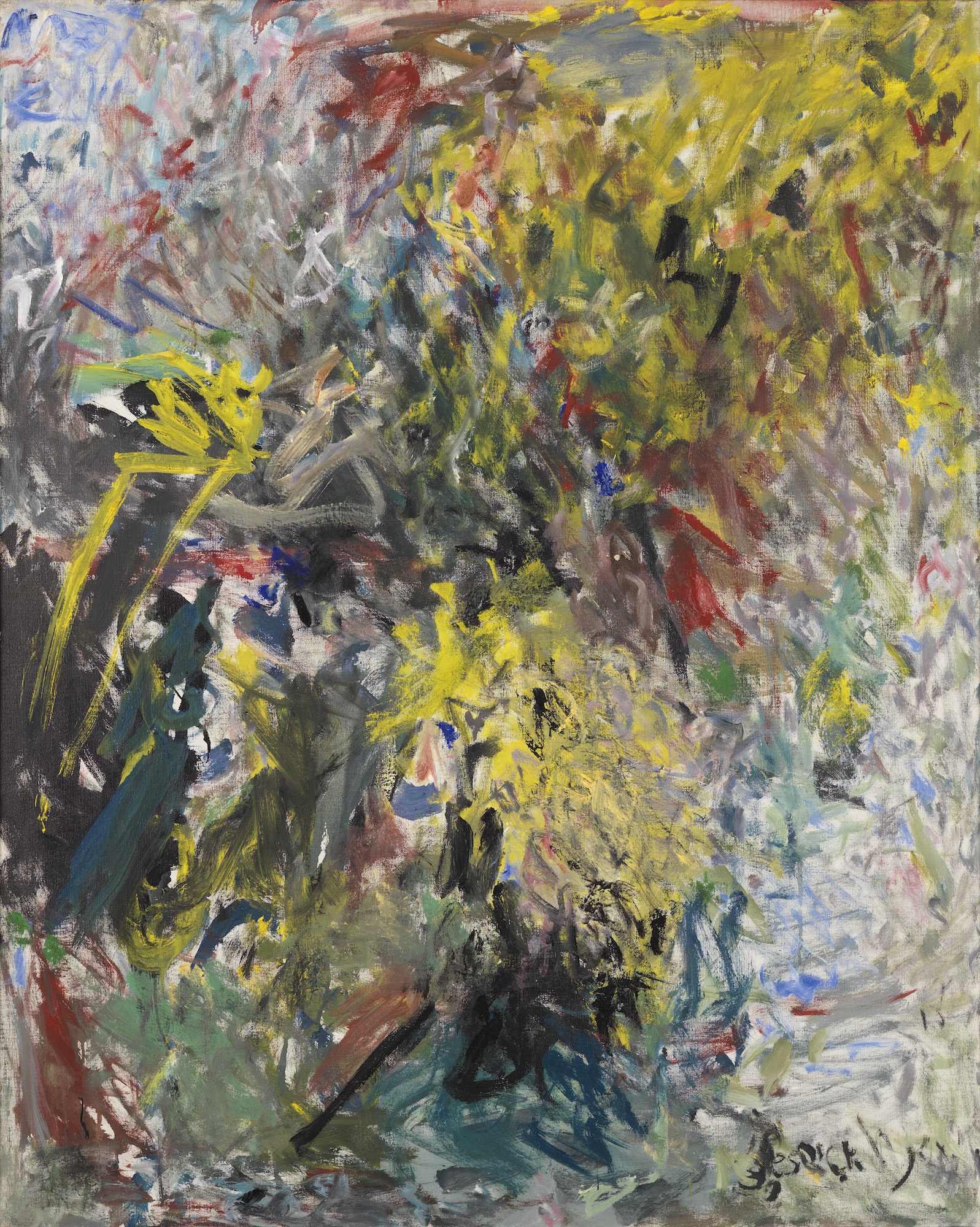 Milton Resnick Boston , 1959 Oil on canvas 50 x 40 inches