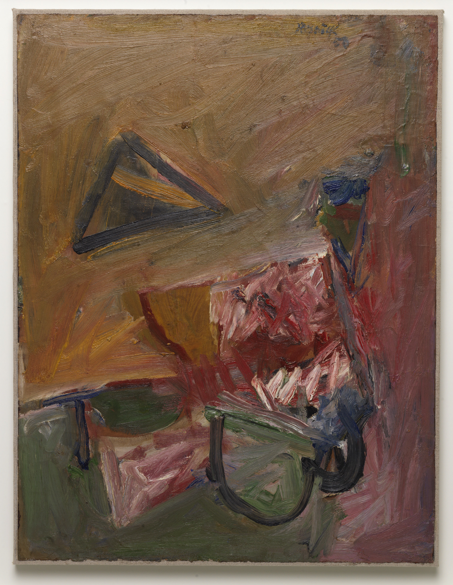 Milton Resnick Hearts and Darts , 1957 Oil on board 26.75 x 20.5 inches