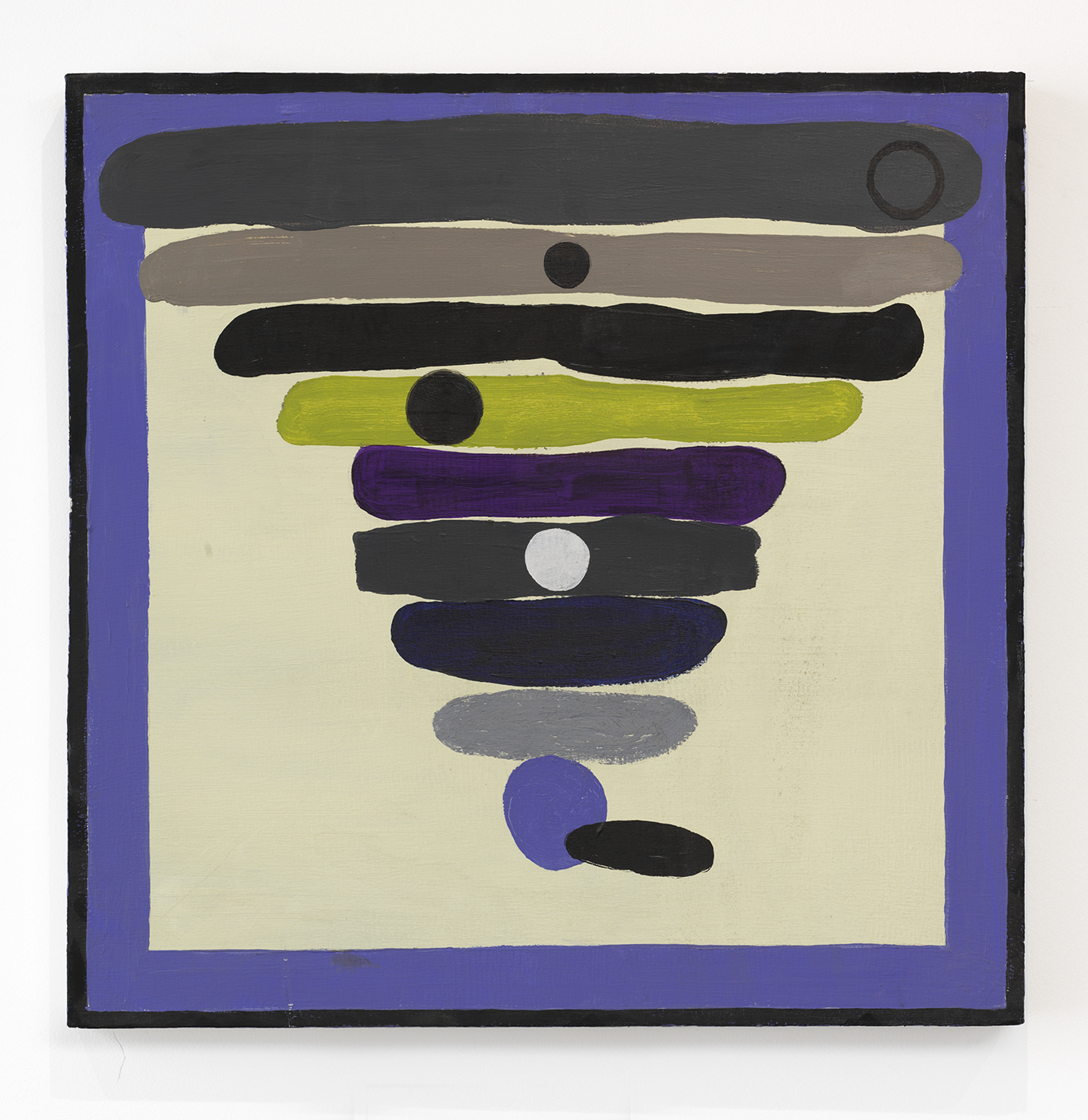 John Obuck Funnel , 2018 Oil on canvas 24 x 24 inches
