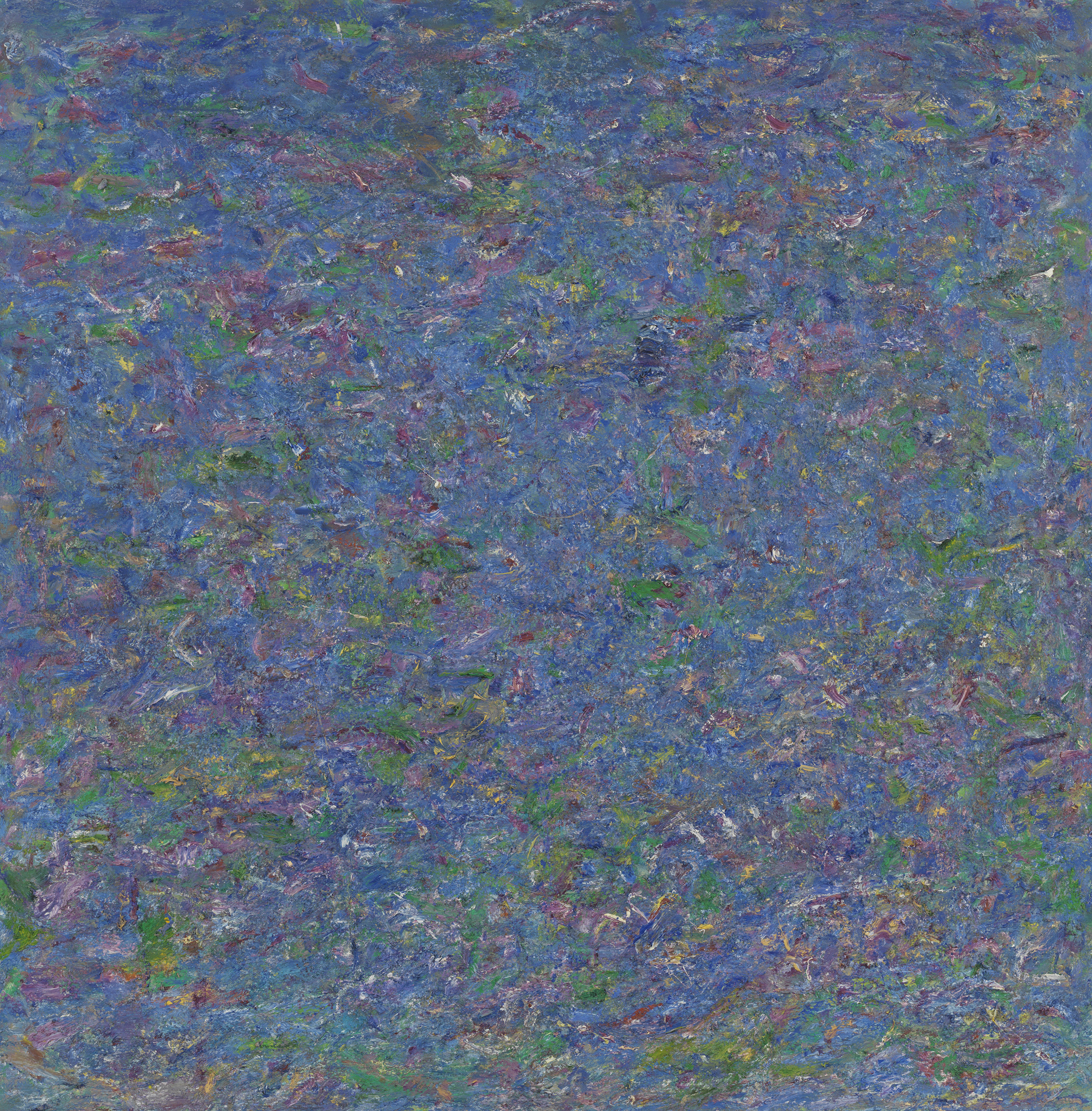 Pat Passlof Isoceles , 1980 Oil on linen 78 x 79 inches
