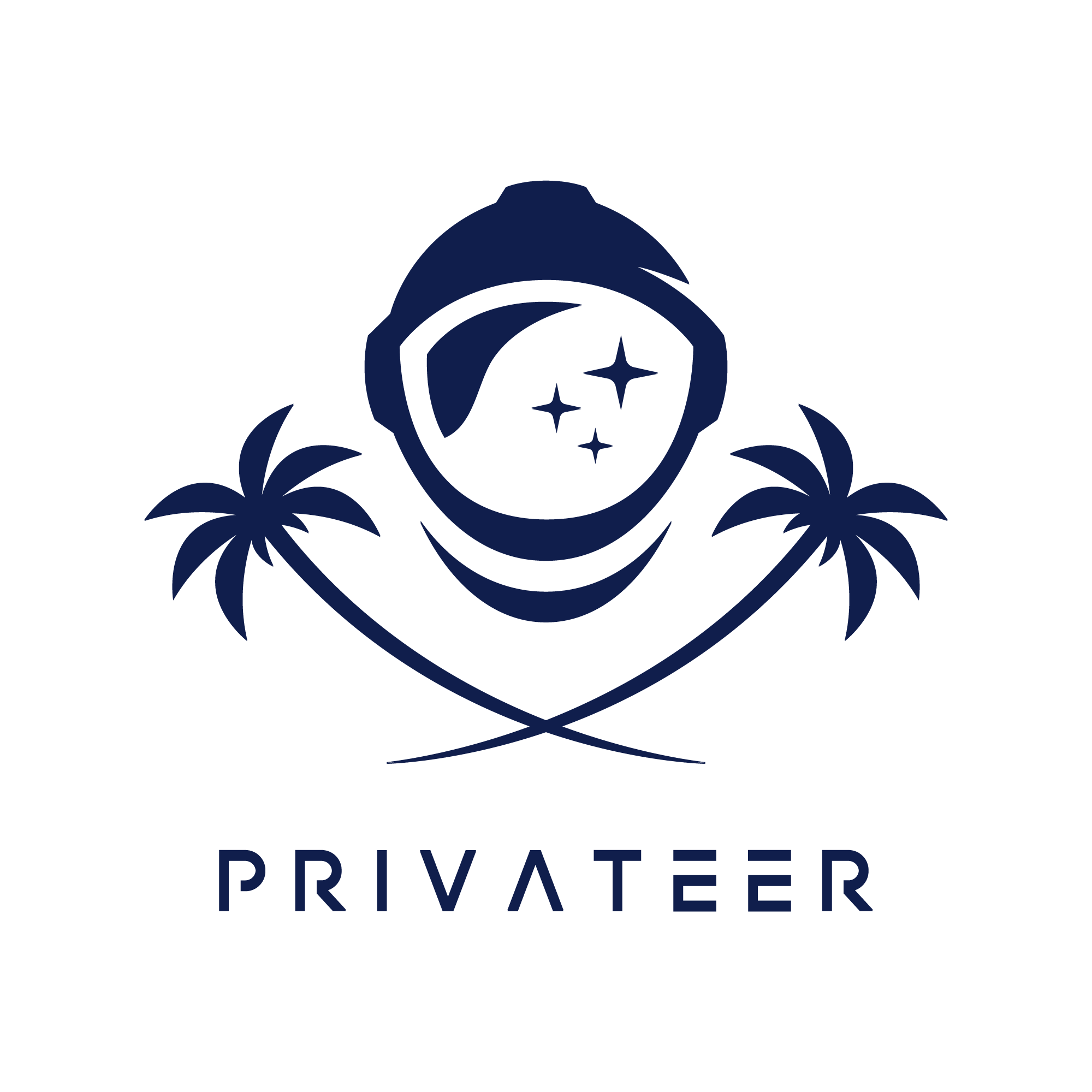 Privateer Logo - Stacked - Navy Blue.png