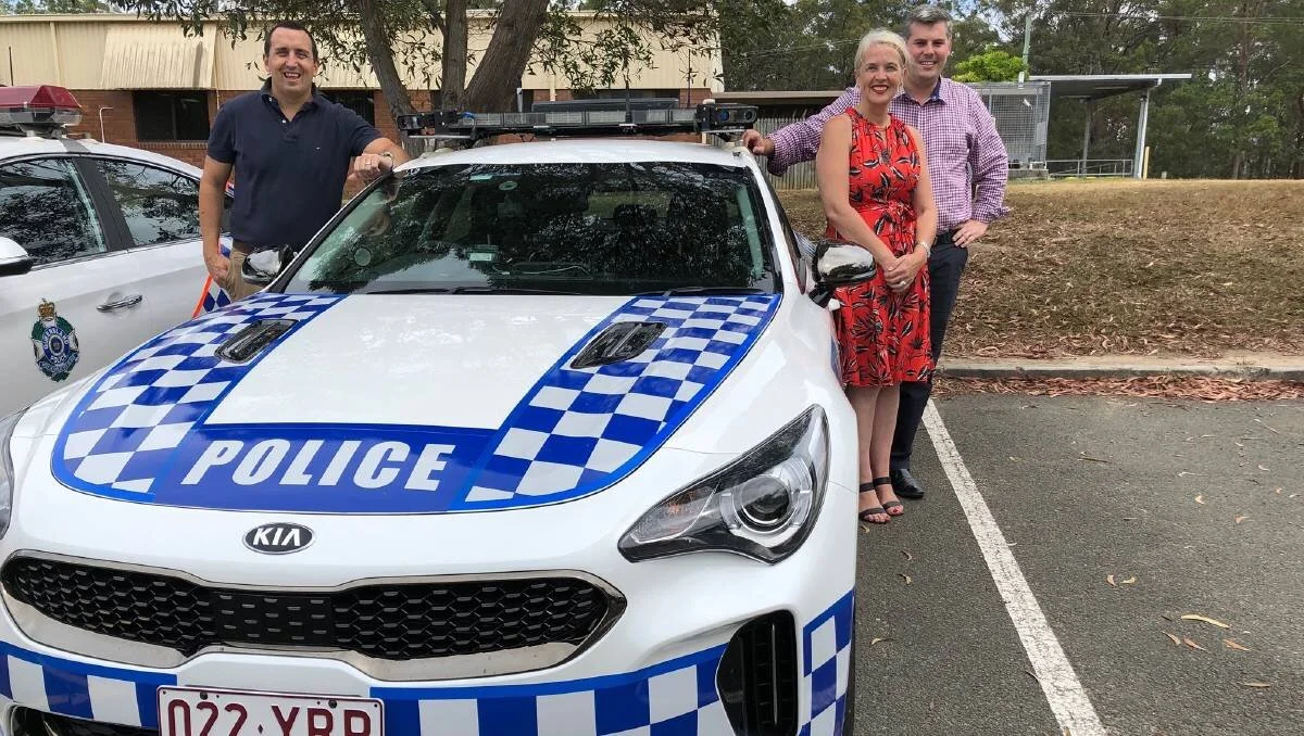 MPs Don Brown and Kim Richards with Police Minister Mark Ryan. Image:  Redland City Bulletin