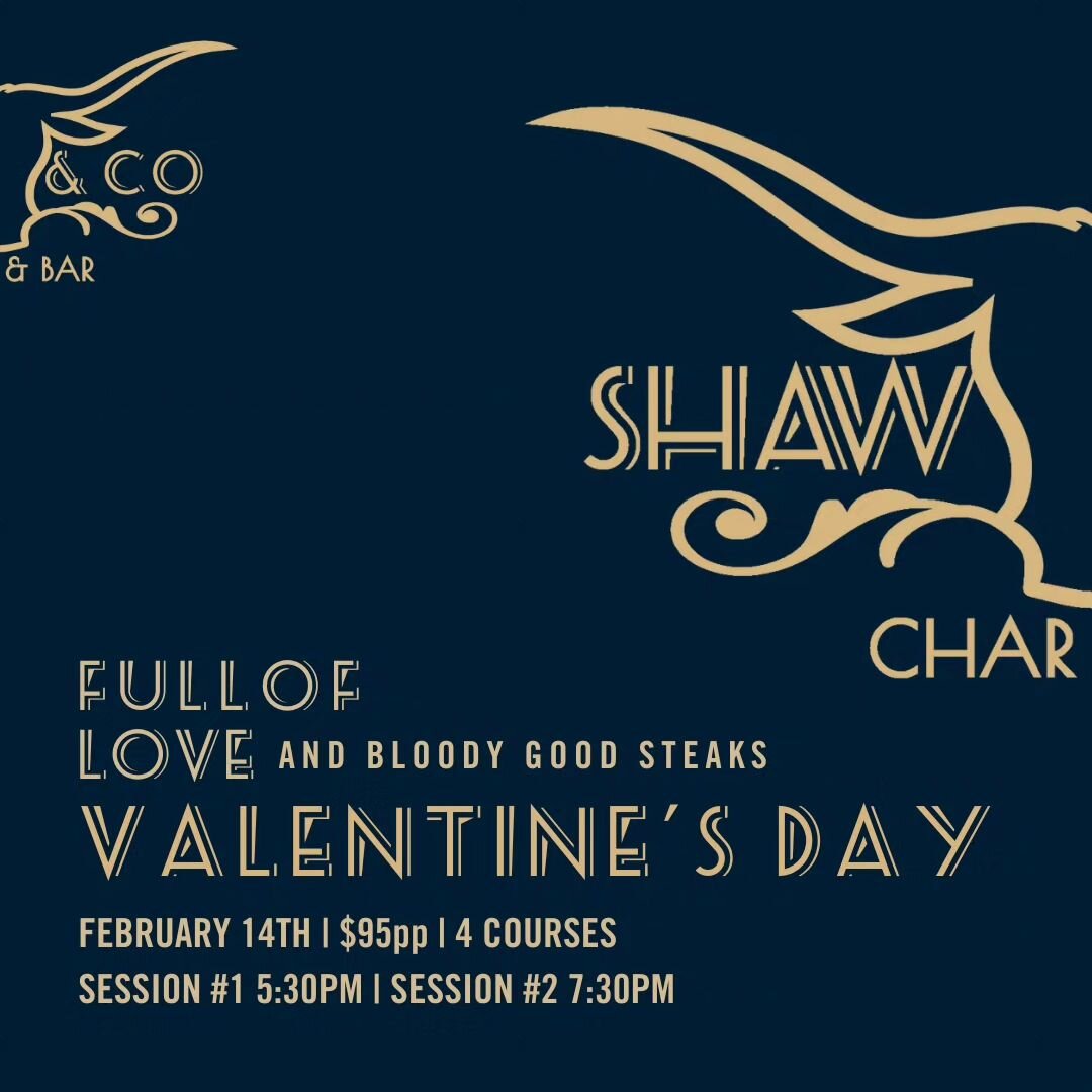 Our Valentine's Day menu is here! Very limited bookings available 🫣