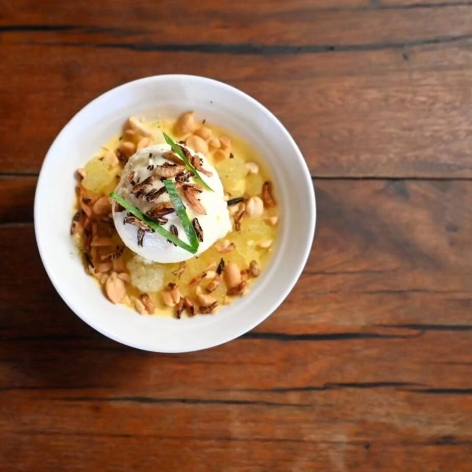 ✨️N Q L D  M A N G O  M O U S S E ✨️

Summer is creeping up and there's nothing more refreshing than a far North Queensland mango 🥵🥭
We've paired this bad boy up with a mouthwatering scoop of coconut ice cream 🍦 puffed wild rice 🍚 peanut crumble 