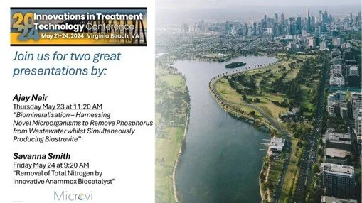 Microvi to Showcase Breakthrough Nutrient Removal Solutions at the Water Environment Federation Conference