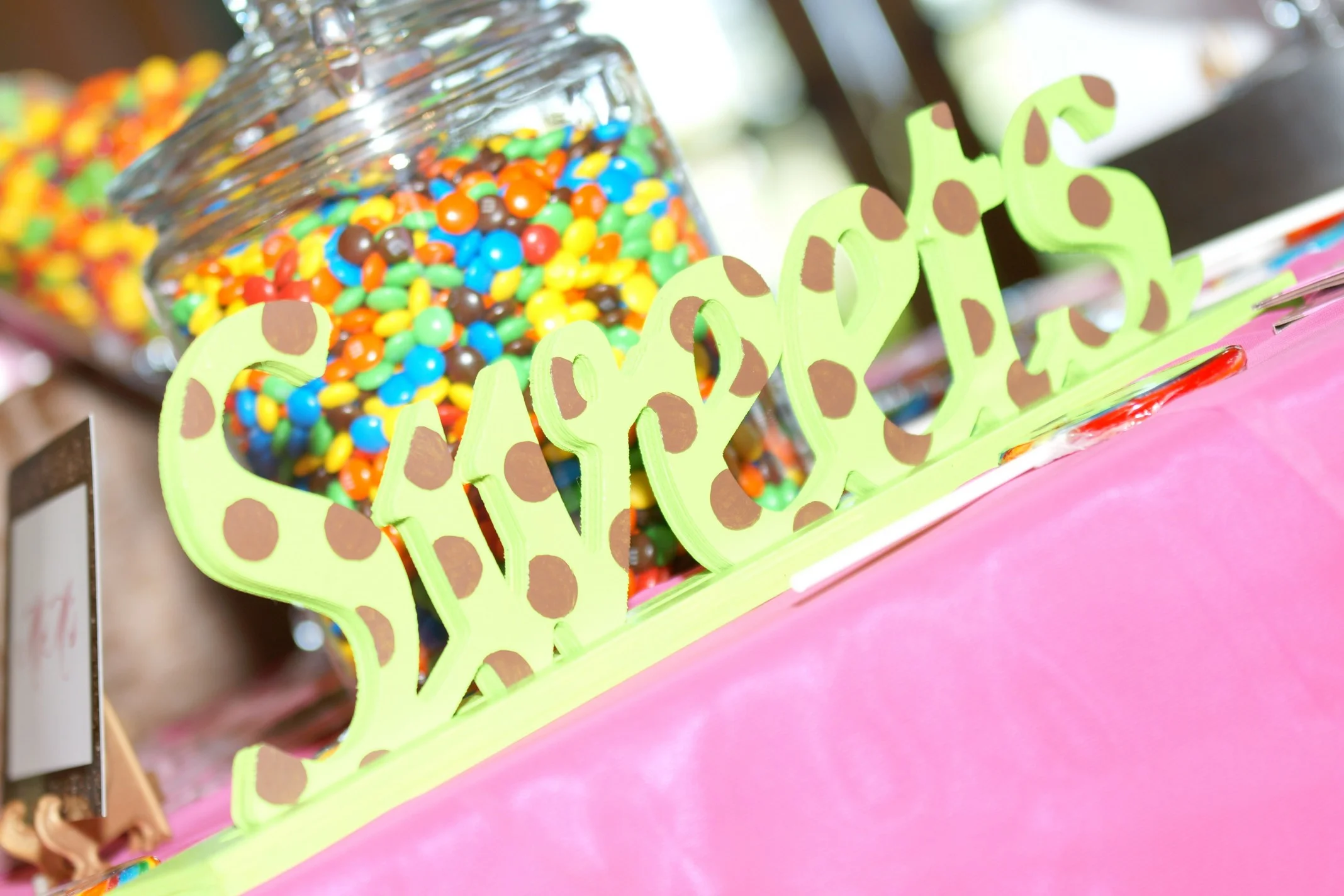 candy buffet