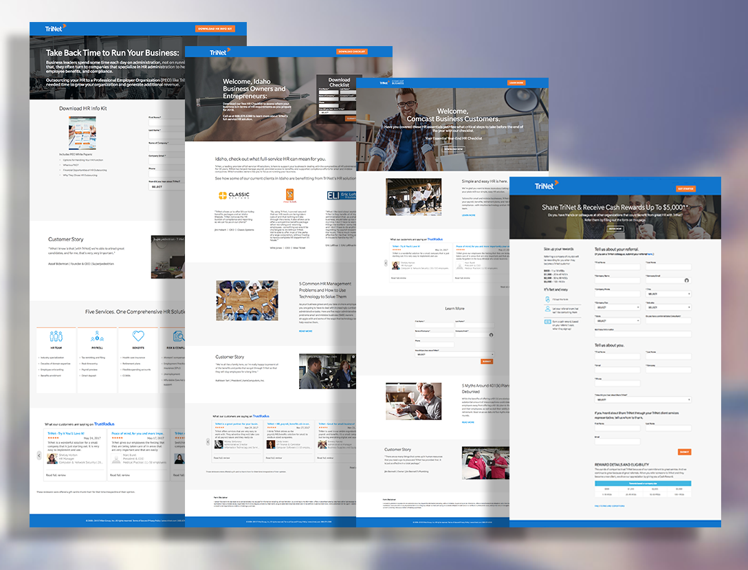 Landing Pages - PPC | Advertising | Referral