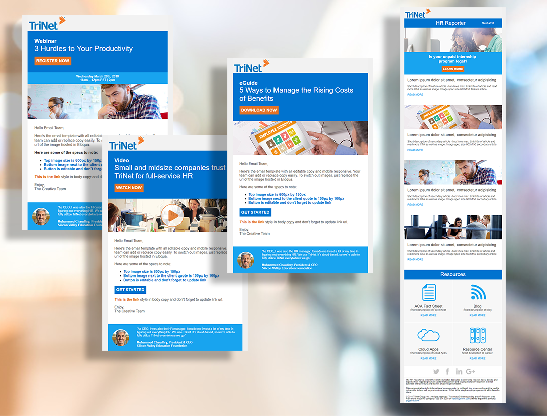 Email Templates - Nurture | Newsletter