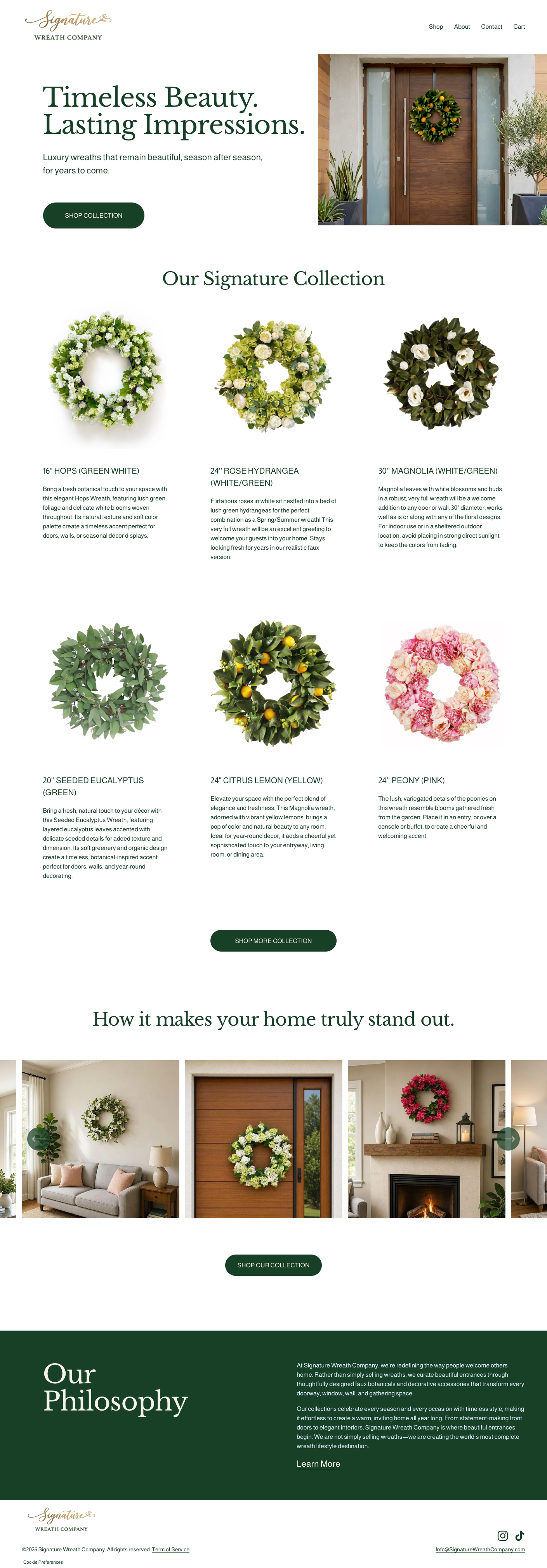 Corporate Website - E-commerce | Product Landing page