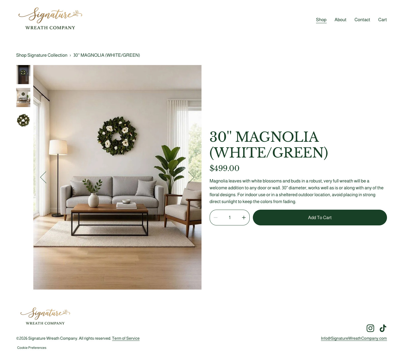 Product Landing page