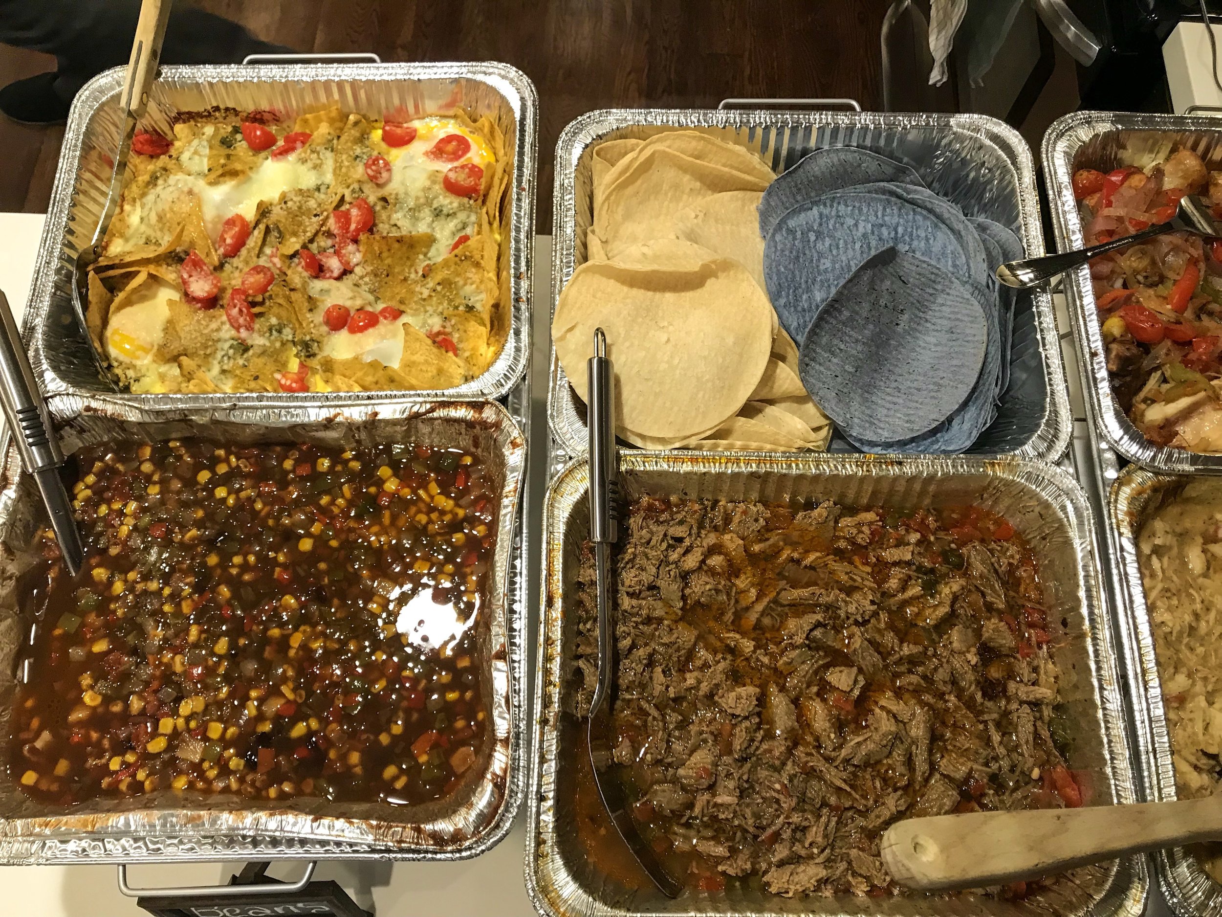 Mexican-inspired brunch selection