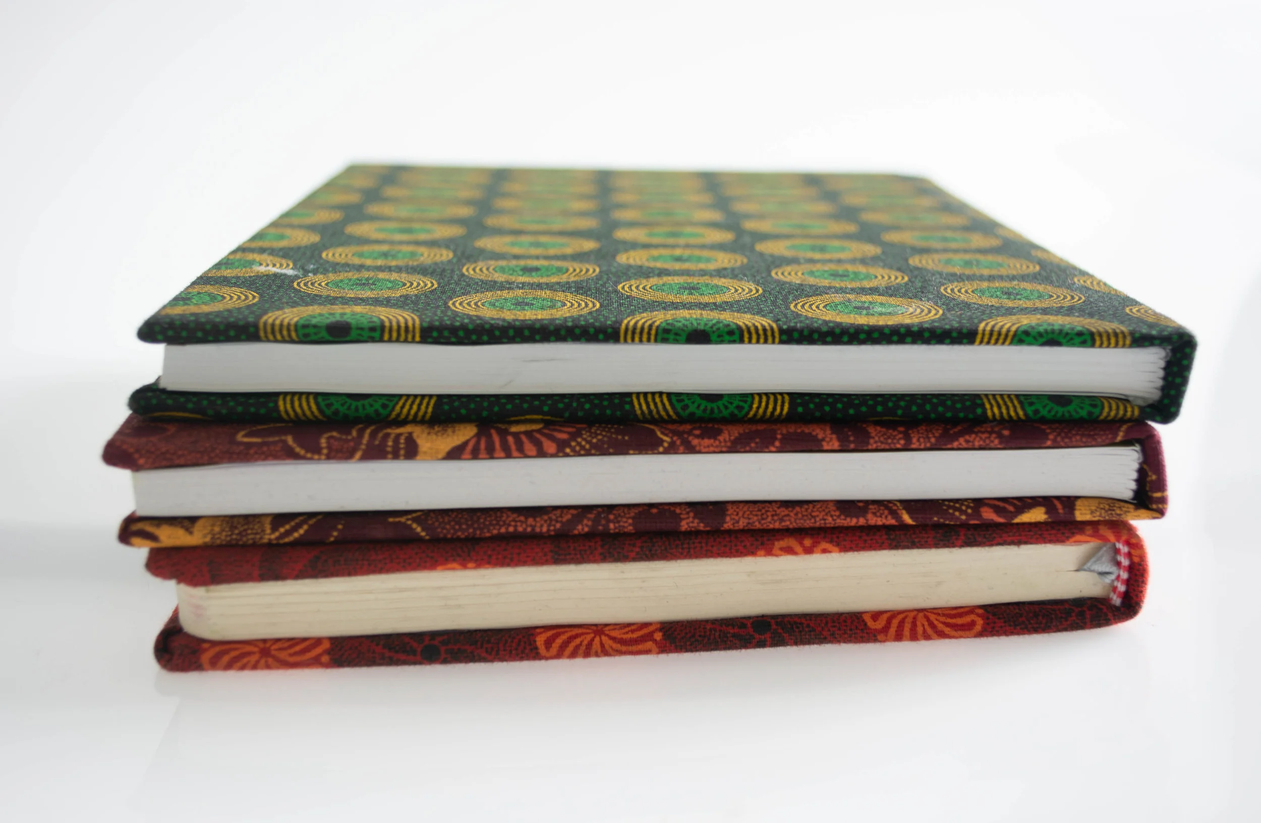 Printed Fabric Journals- Set of Three