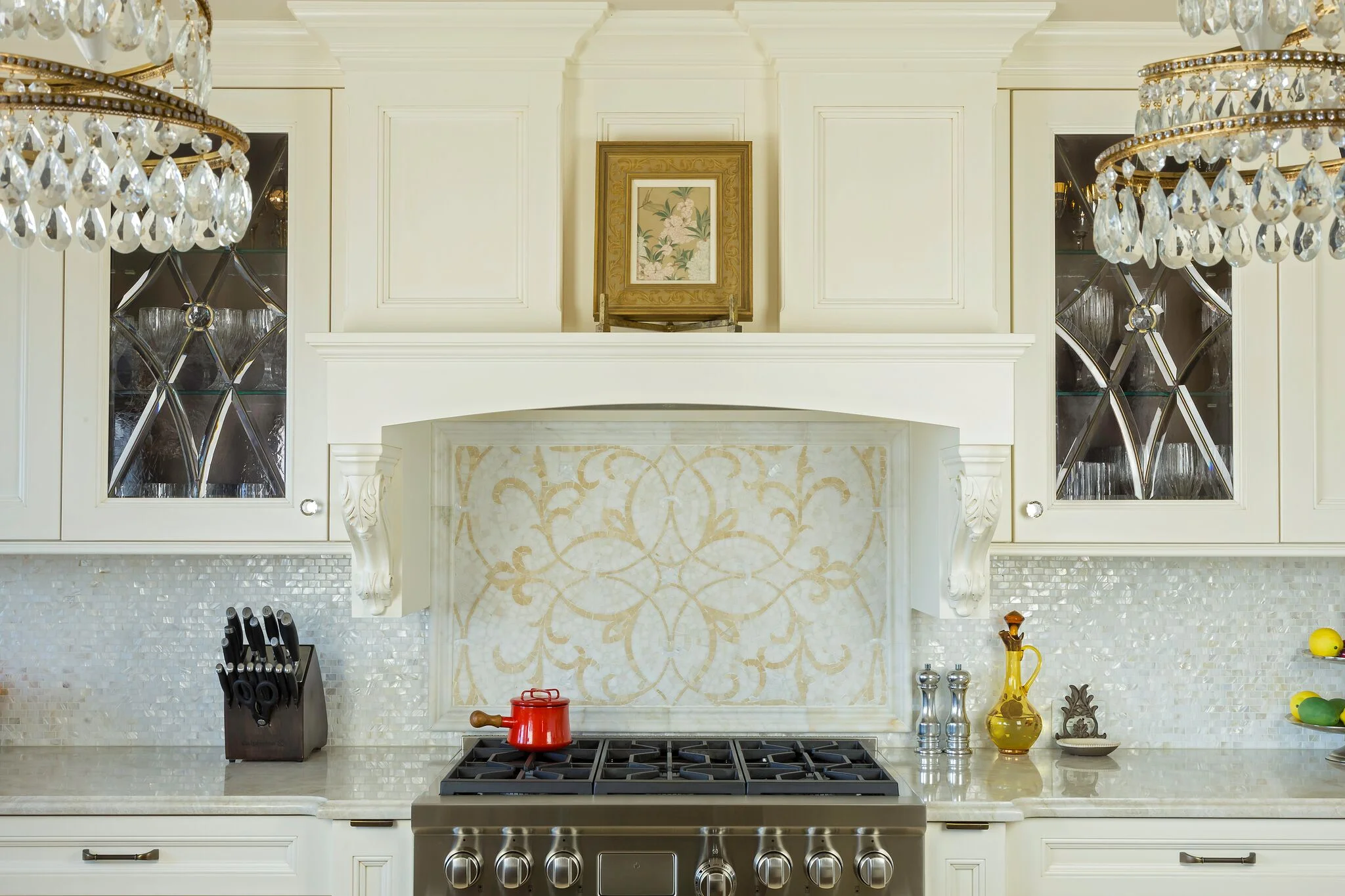 Kitchen Backsplashes: Stone & Tile 
