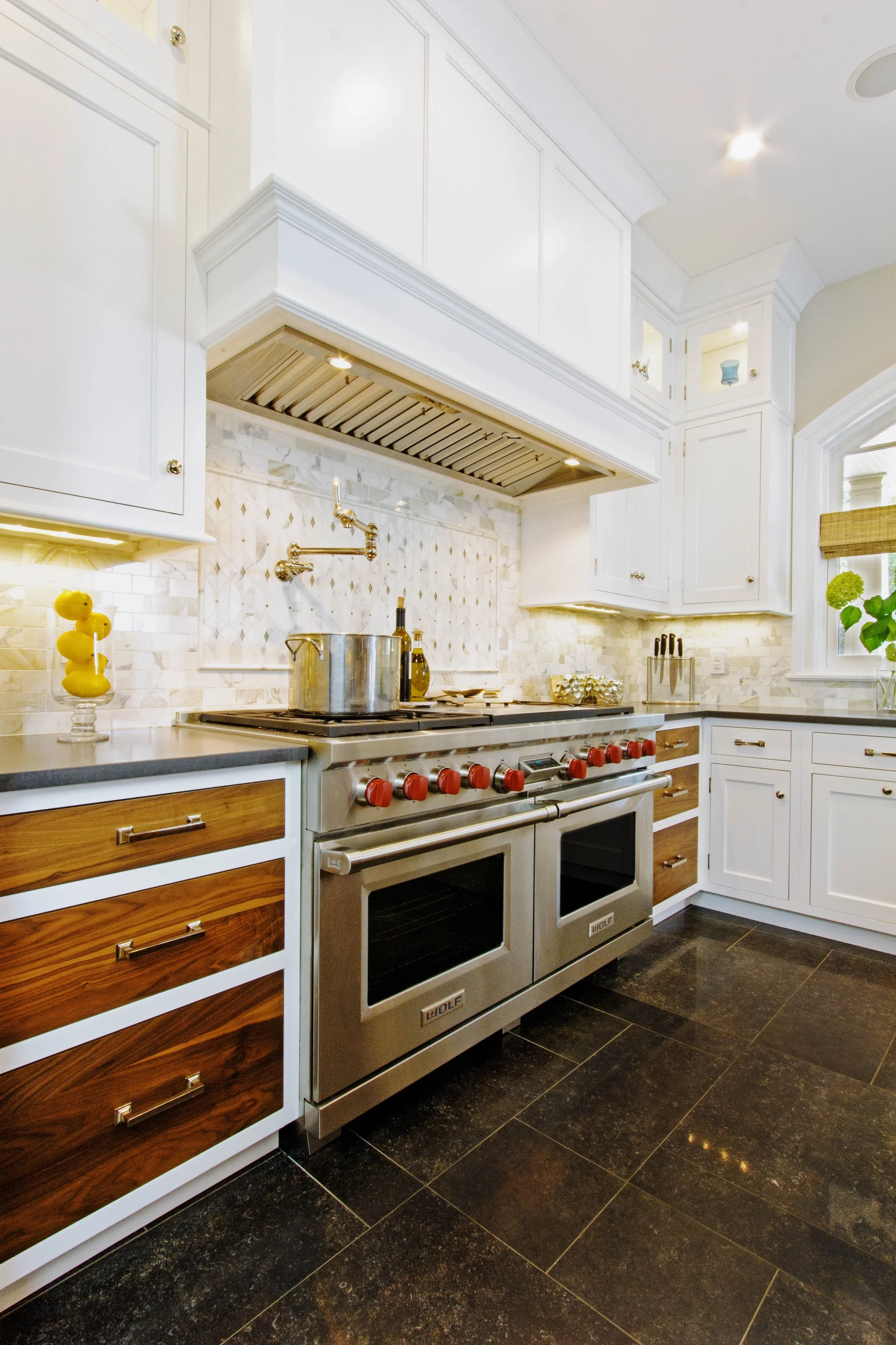 Secret Storage Upscale Kitchen Designers In Long Island