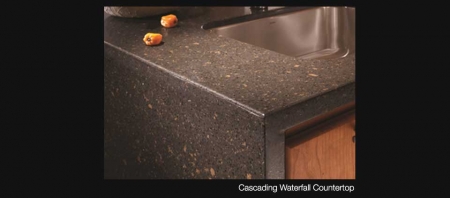 waterfall countertop