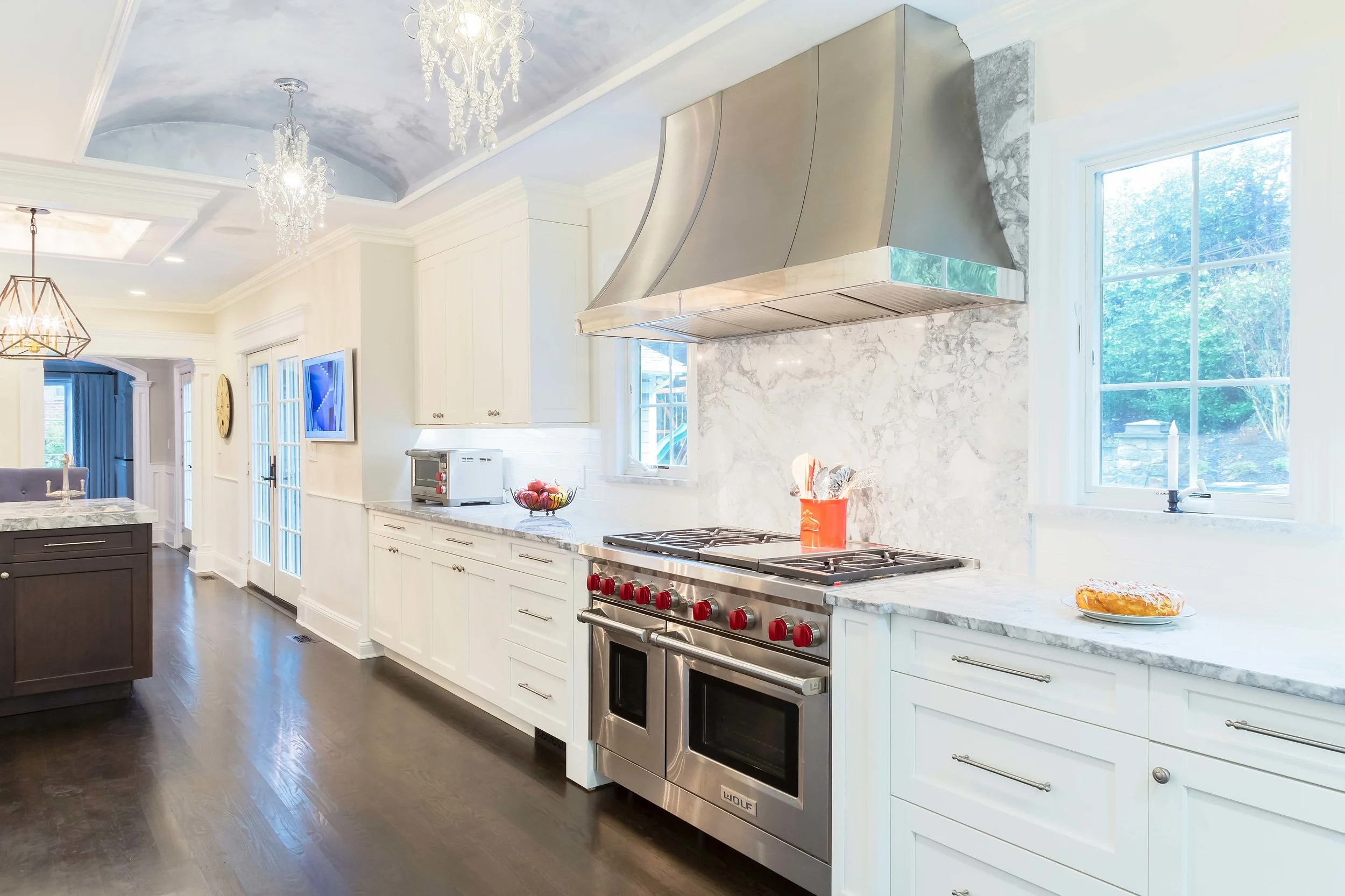 Tray And Barrel Ceilings Long Island Custom Kitchen Remodeling