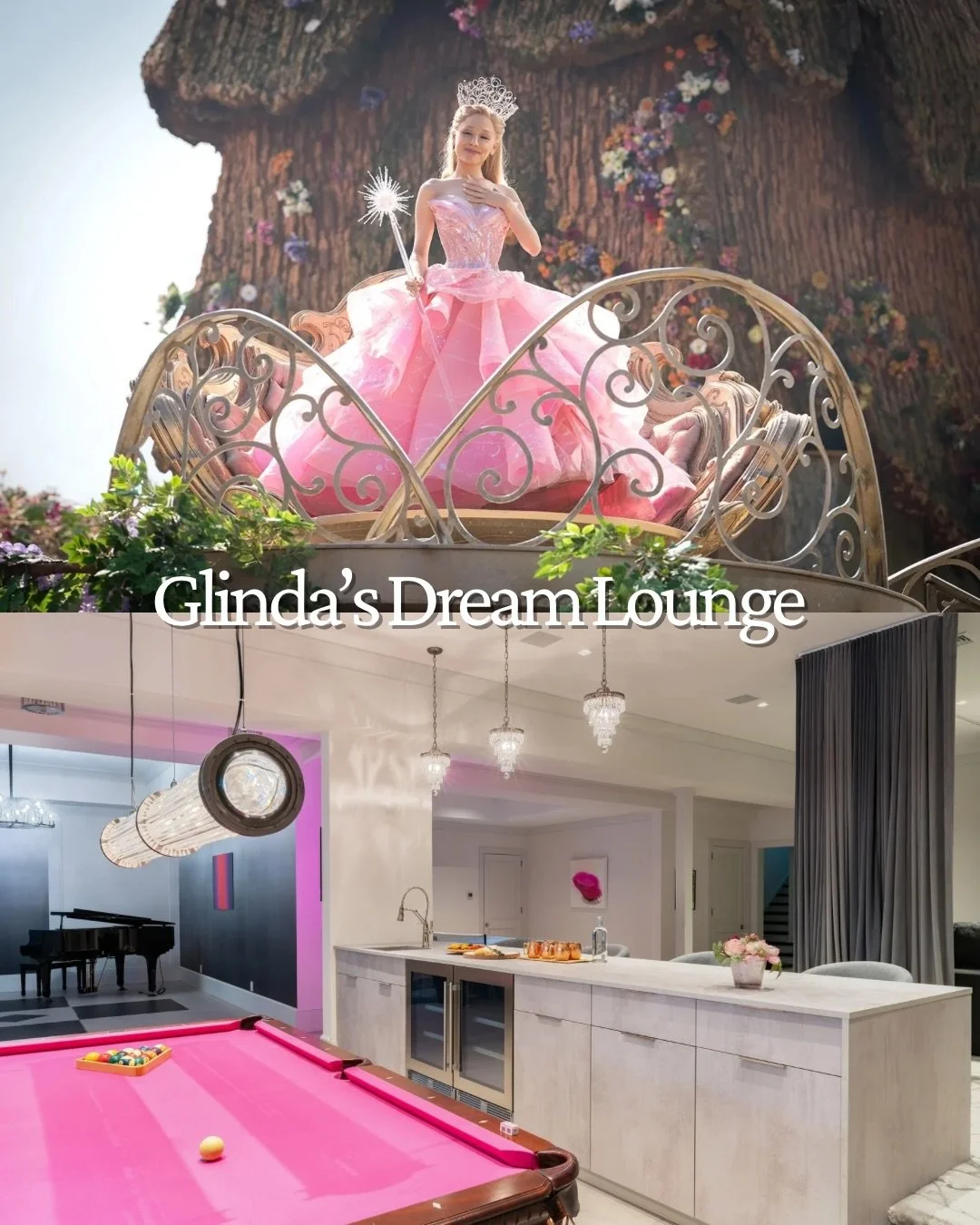 In honor of Wicked&rsquo;s release day, we had to celebrate with one of our most Glinda-approved spaces. ✨ A soft pink lounge, a touch of glamour, and a space that feels just a little bit magical. 💕