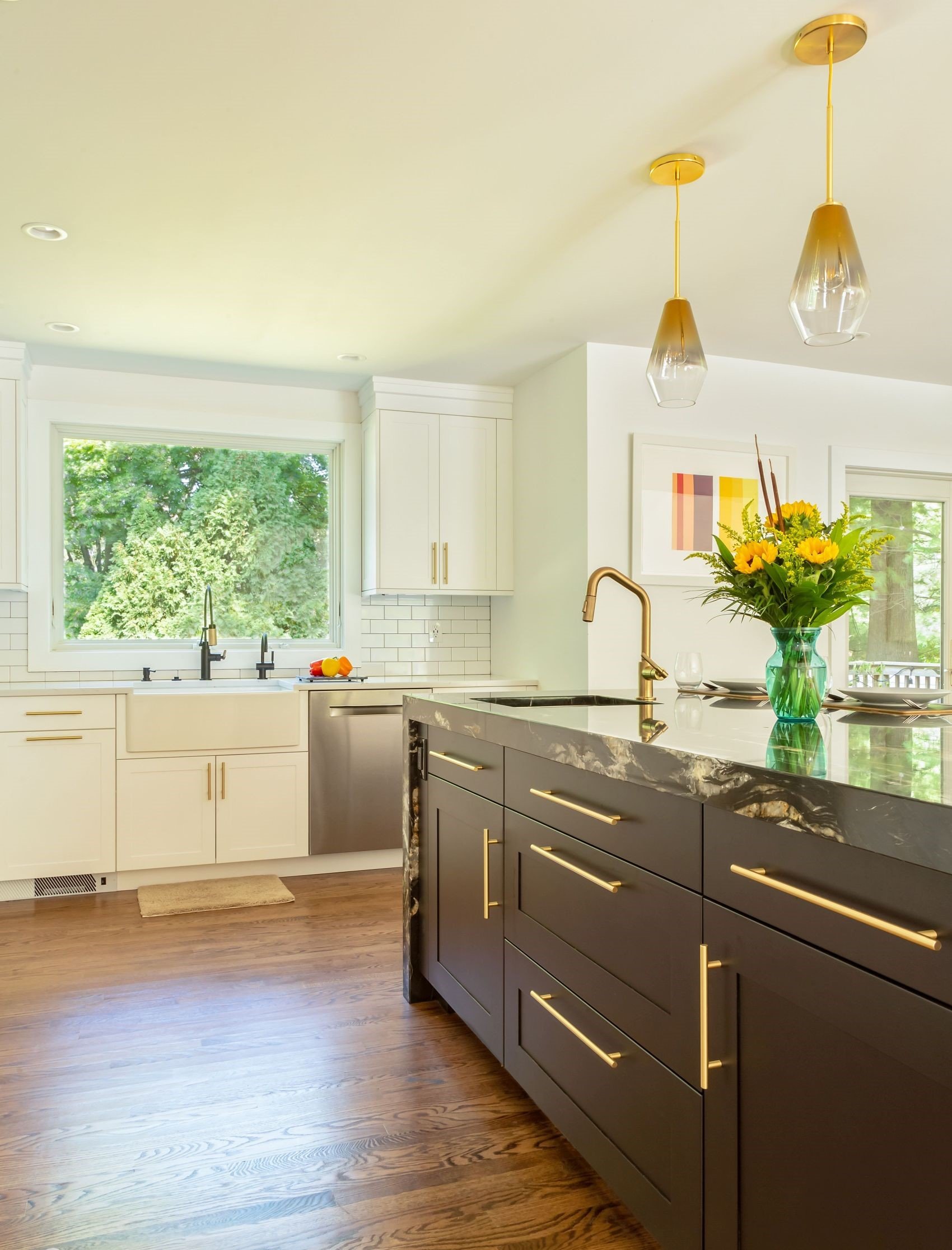 Gold Accents Add A Dash Of Bling | Long Island Custom Kitchen Remodeling