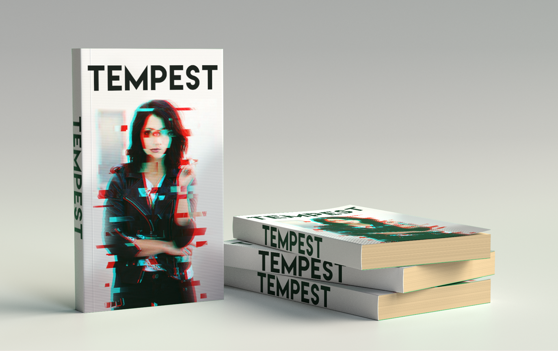  A series of book design mock-ups.  