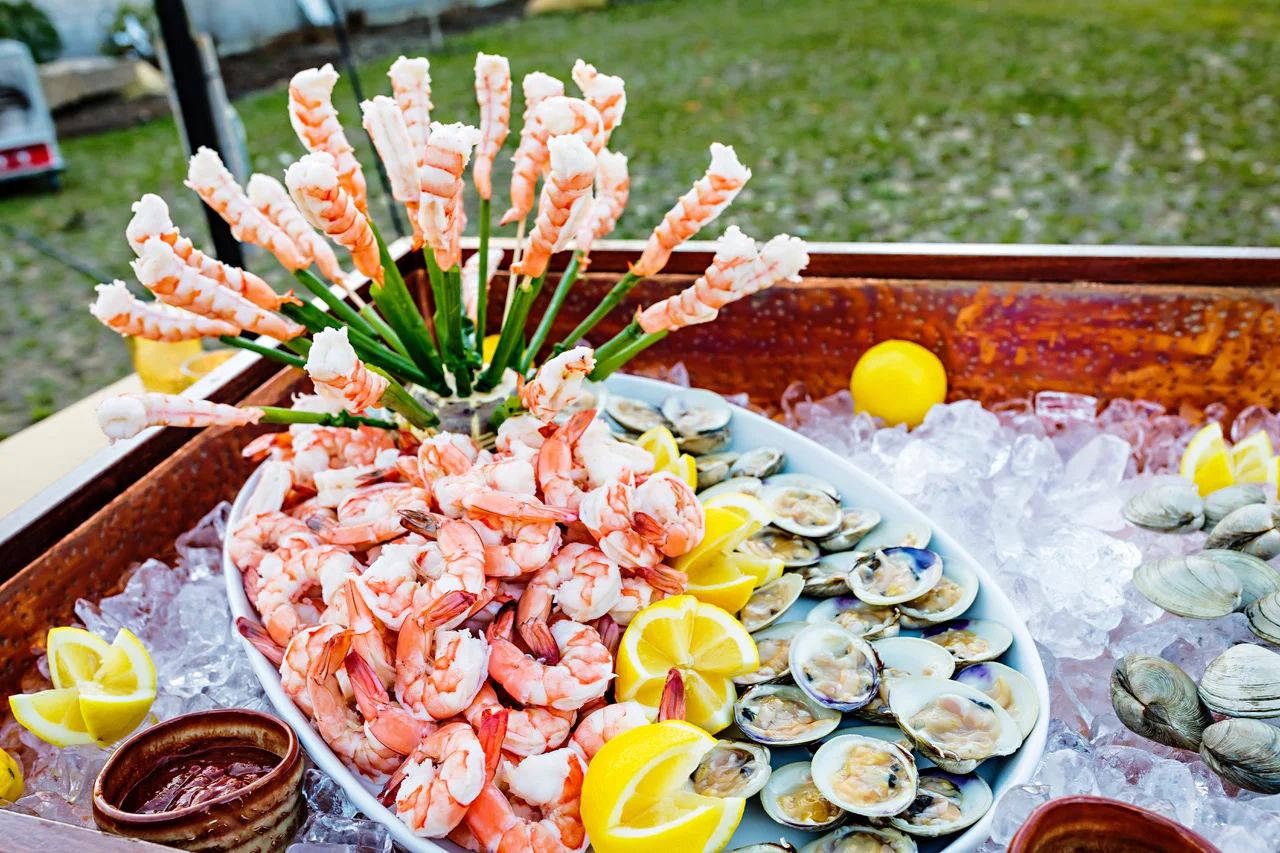 Shrimp Cocktails. Prepared by Chef Deon, photographed by Randi Baird