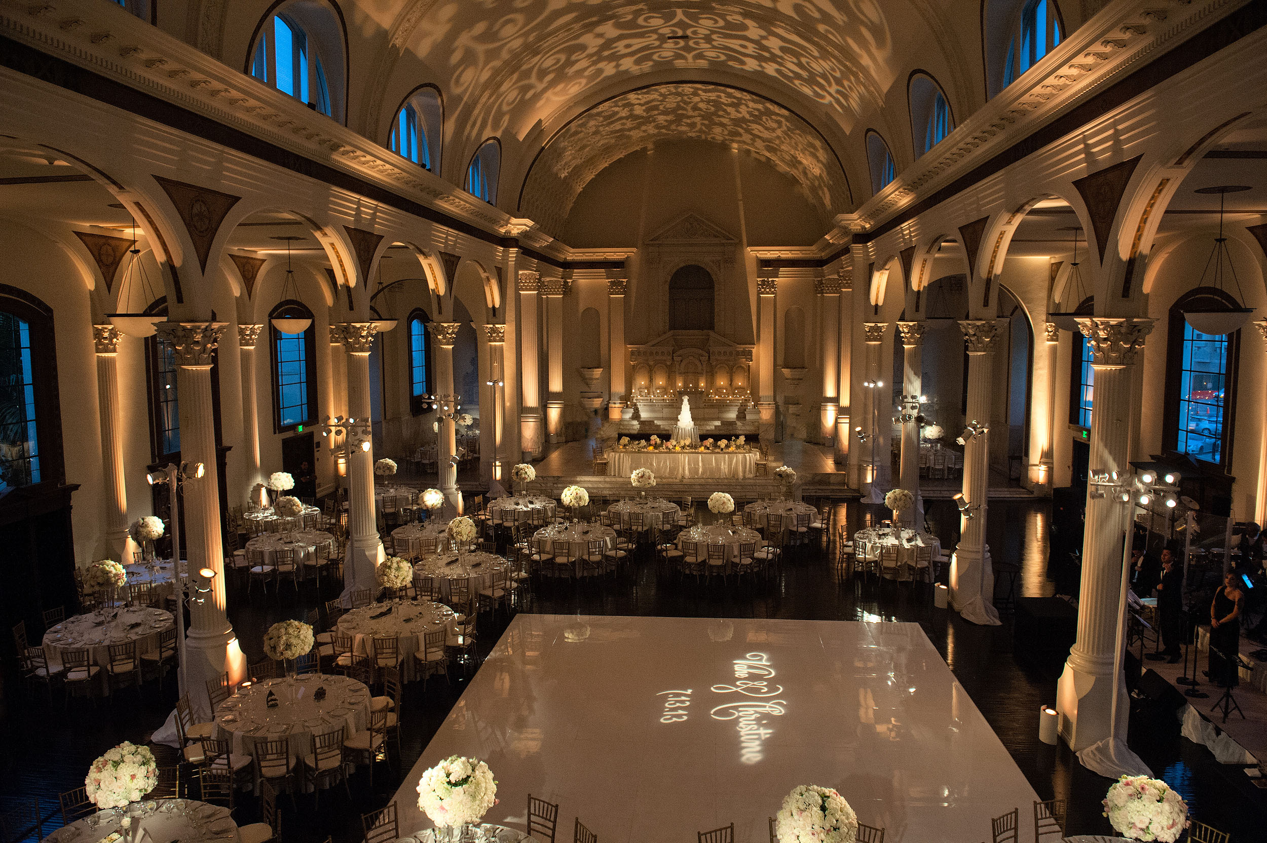 The magnificent ballroom at Vibiana in Downtown Los Angeles.