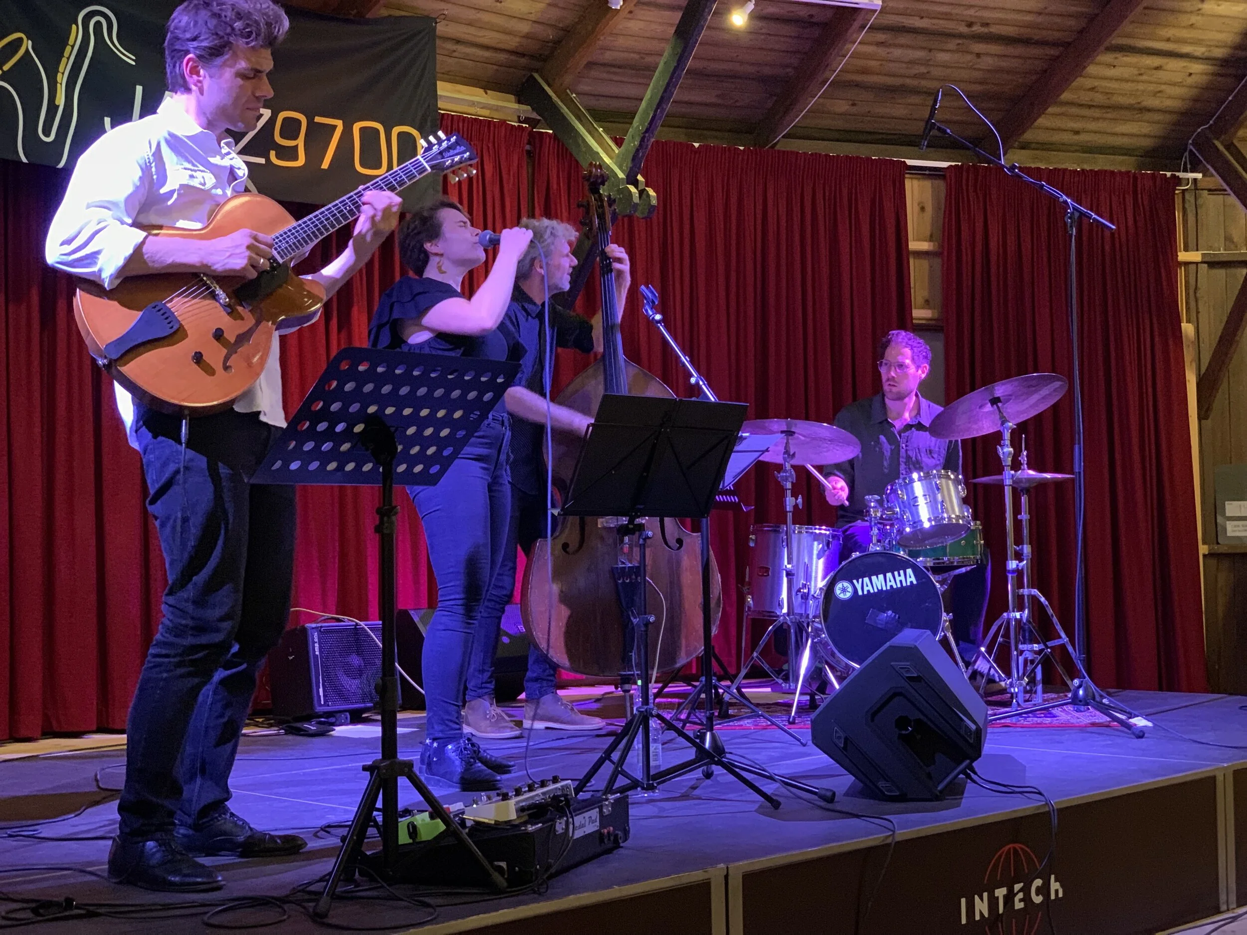 Quartet at Jazz9700! Great night! #KarmenRõivassepp #ThomasSejthen #DanielSommer