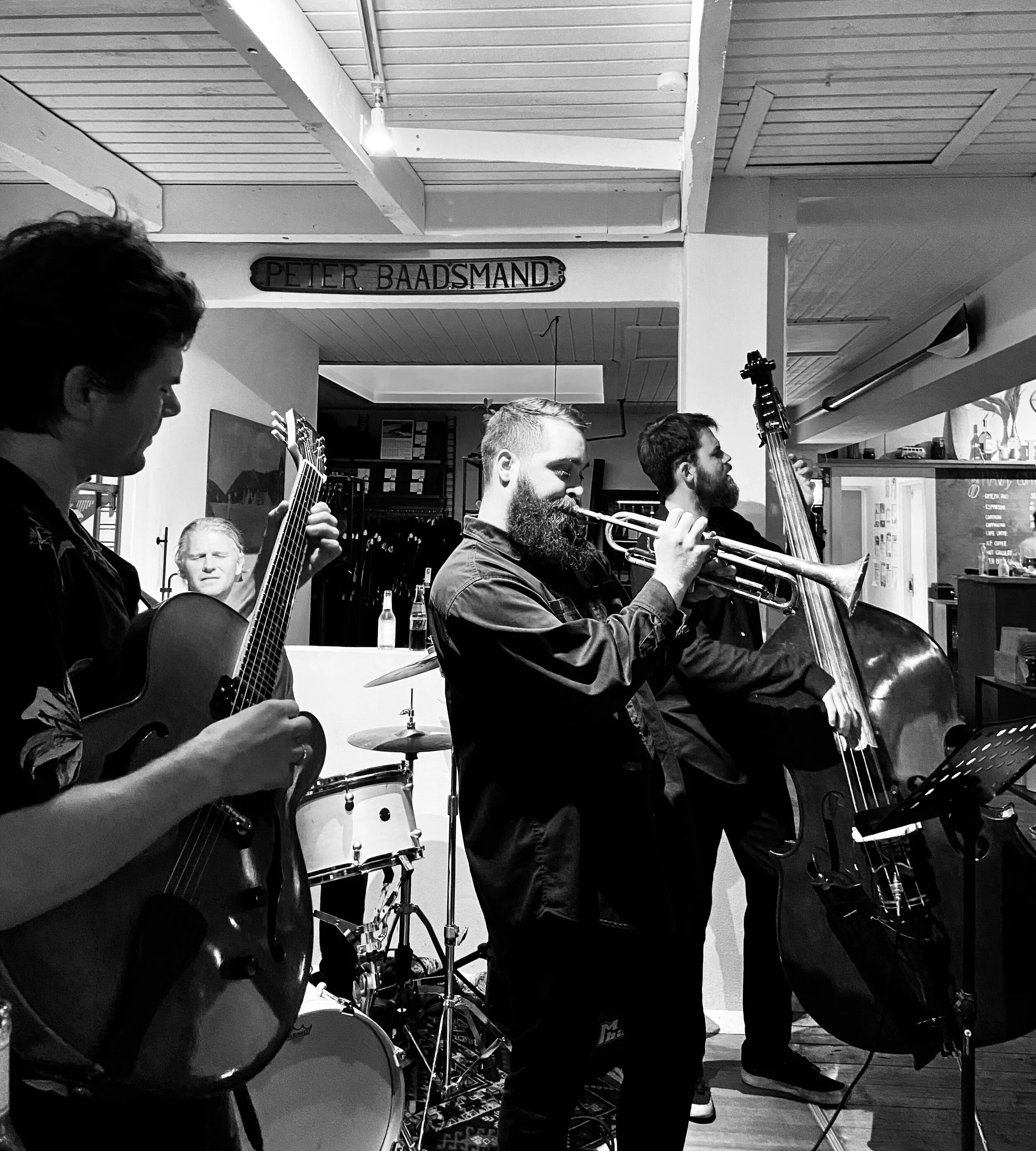 Touring with a new project called SHELL QUARTET. #JonasScheffler #AndersBoye #MartinKollerup