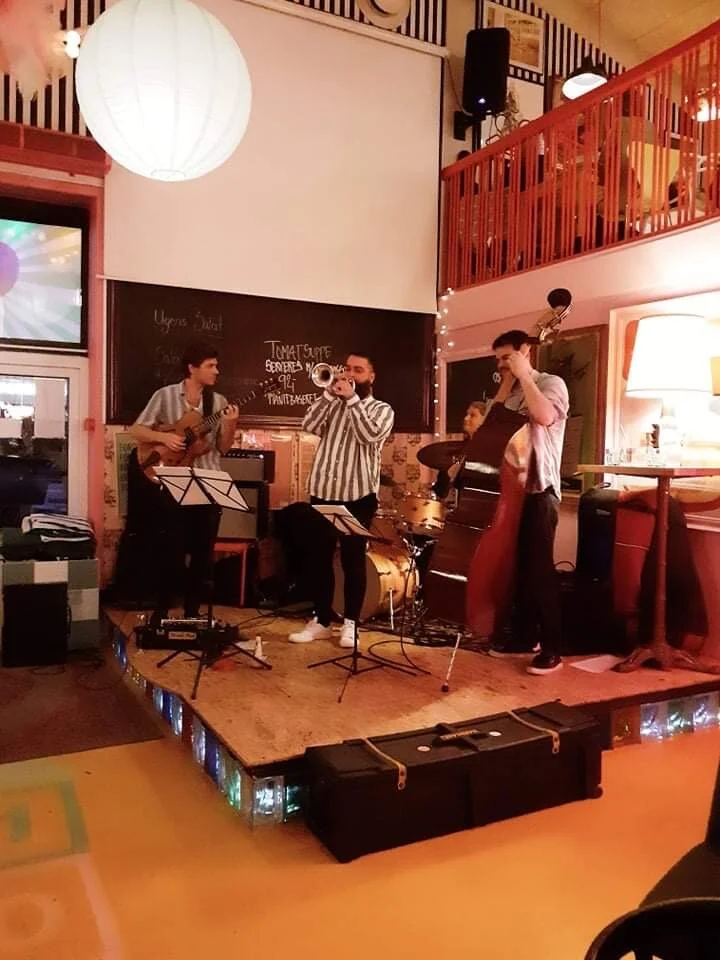 Final concert with SHELL QUARTET on this tour. Great vibe at Ulla Terkelsen London! #AndersBoye #MartinKollerup #JonasScheffler