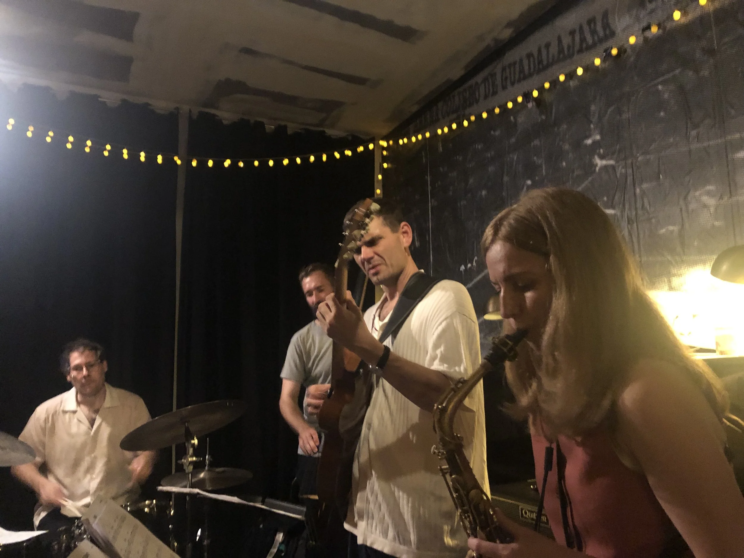 Live at @DONAU115. Always great to visit Berlin/September Tour 2023 - Olga Amelchenko/Jens Fisker/Mariusz Praśniewski/Daniel Sommer