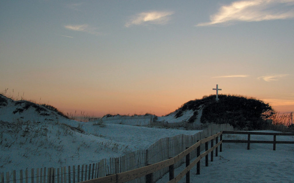 beach cross dusk.jpg