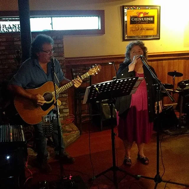 Greg and Candy burning it up #music #live #flagstaff #local #openmic