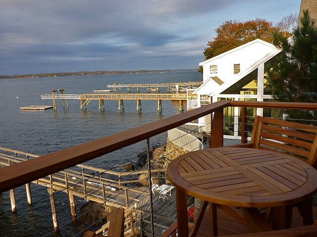 View northeast from upper deck