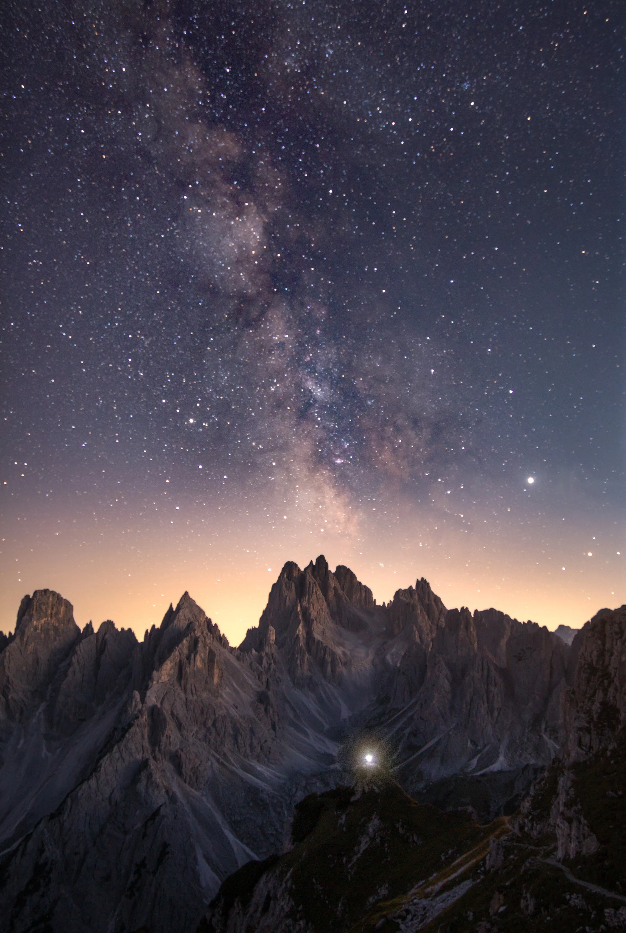 Milky Way in the Dolomites