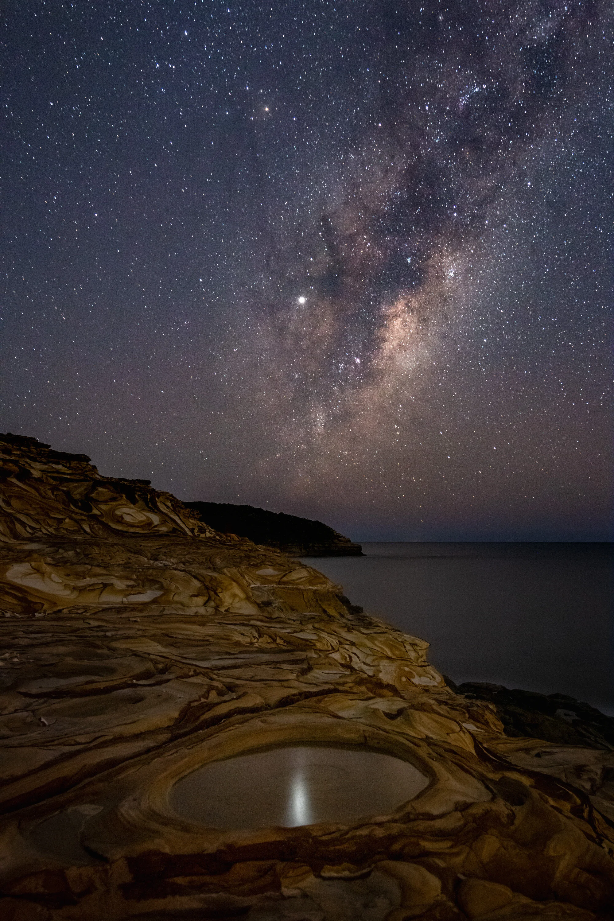 Milky Way Rise from Bouddi National Park