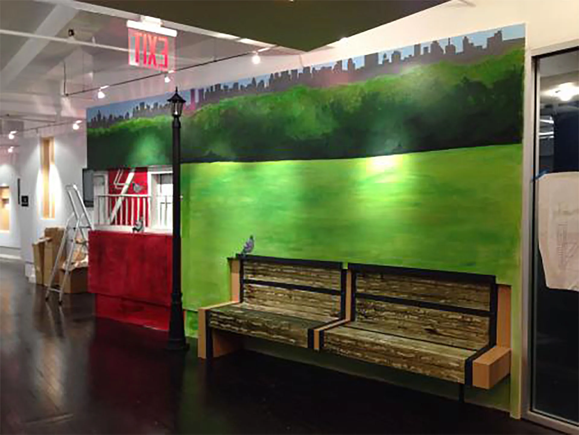 Office mural in Union Square, NYC.