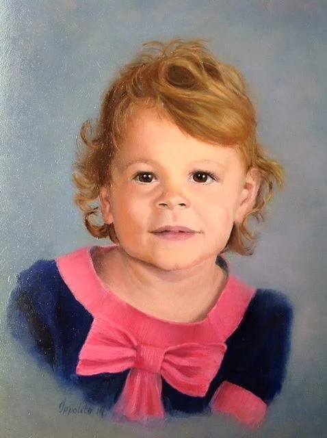 Daddy's Girl 16x20 oil on canvas, SOLD