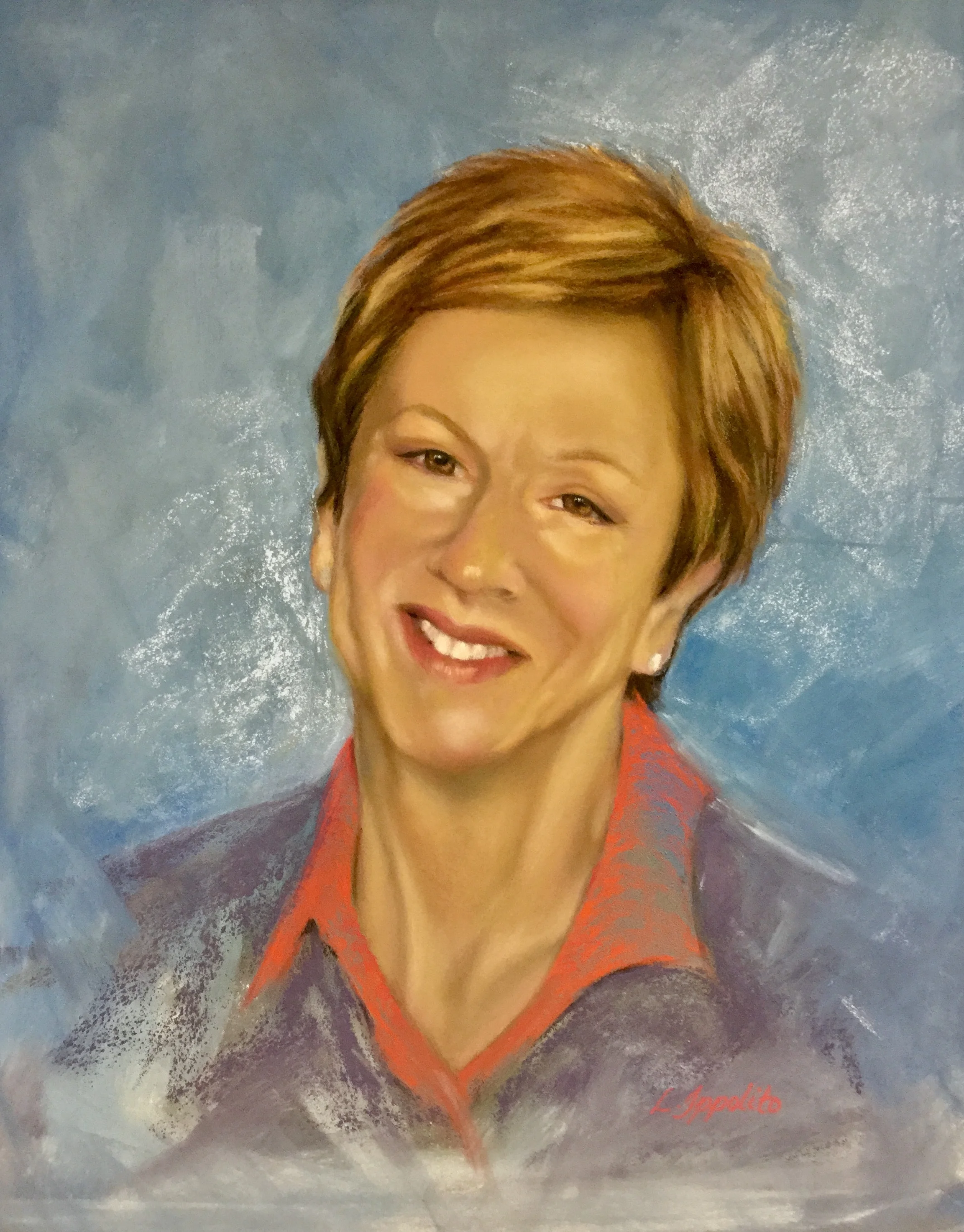 Barbara 16x20 pastel on pastelboard, SOLD
