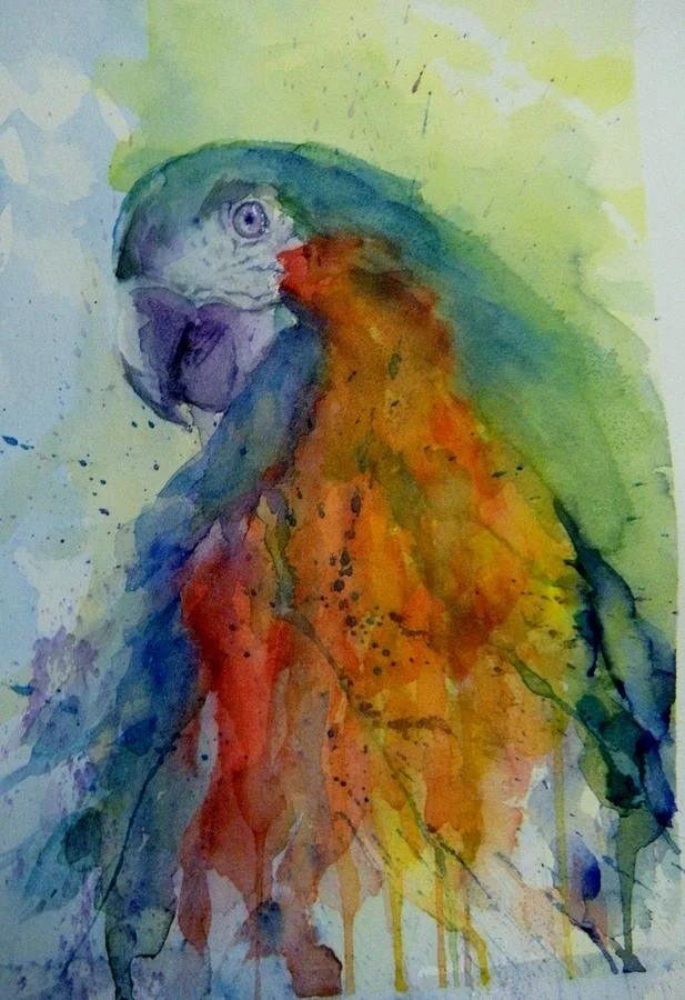 Flying Feathers 12x16 