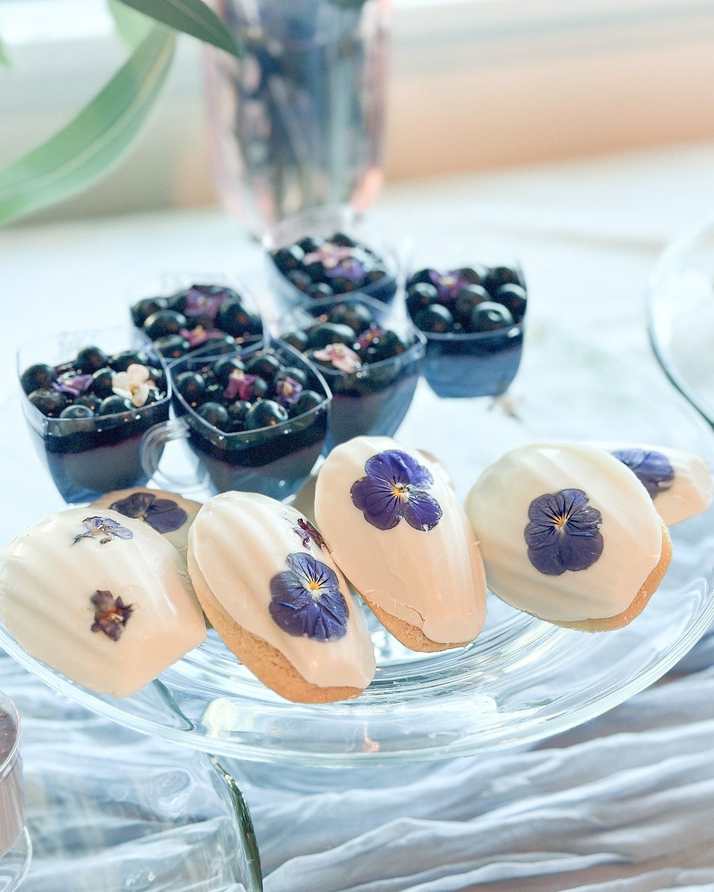 You can&rsquo;t have an English garden tea party without some pretty madeleines can you? Even though they are technically French, these tea cakes were perfect for a Bridgerton themed bridal shower. Also, madeleines are technically cakes, not cookies.
