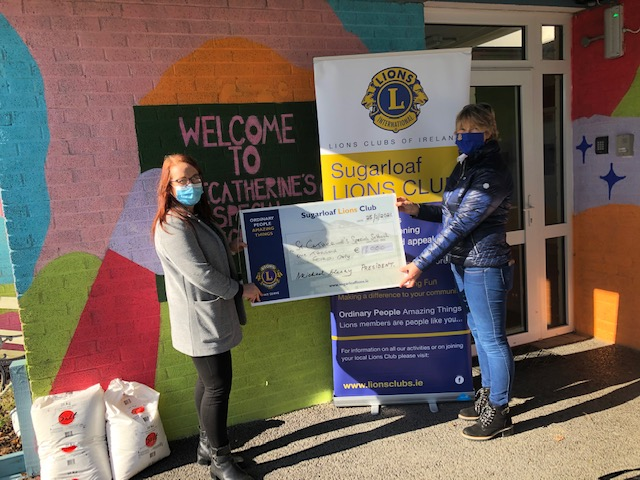 Sugarloaf Lions donates €1000 to St Catherines School, Newcastle