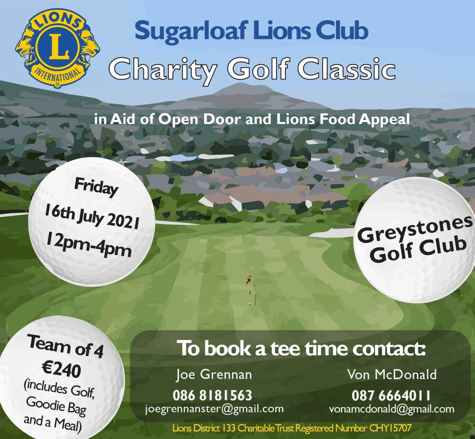 Sugarloaf Lions Club Annual Golf Classic
