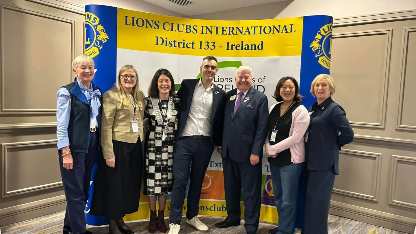 Members of the Sugarloaf Lions Club attended today&rsquo;s Lions District Convention held at the beautiful Hillgrove Hotel &amp; Spa, with 129 Lions in attendance from across the district.

We were honoured to welcome our special international guest,