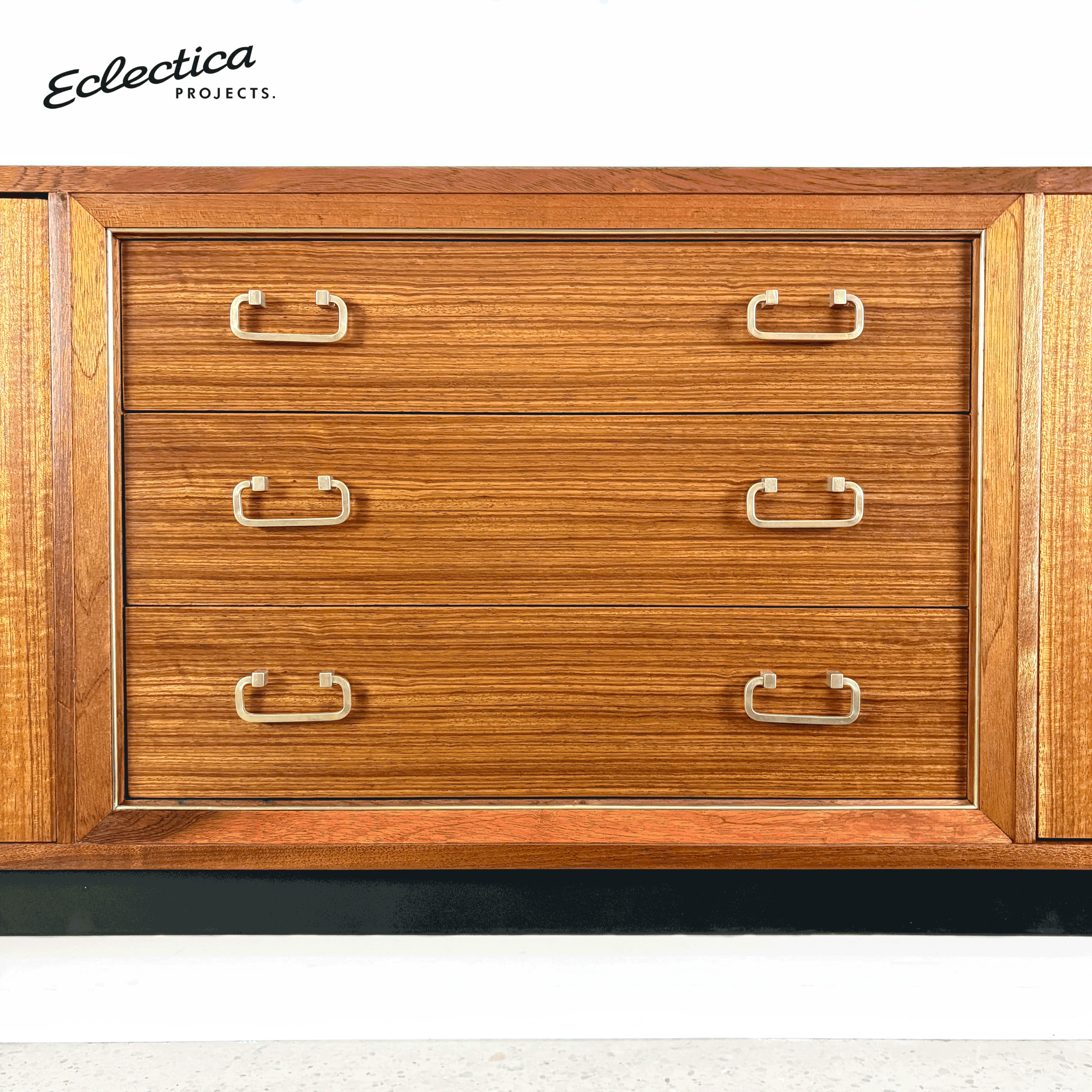 Mid-Century G-Plan 'Librenza' Sideboard in Tola and Black with