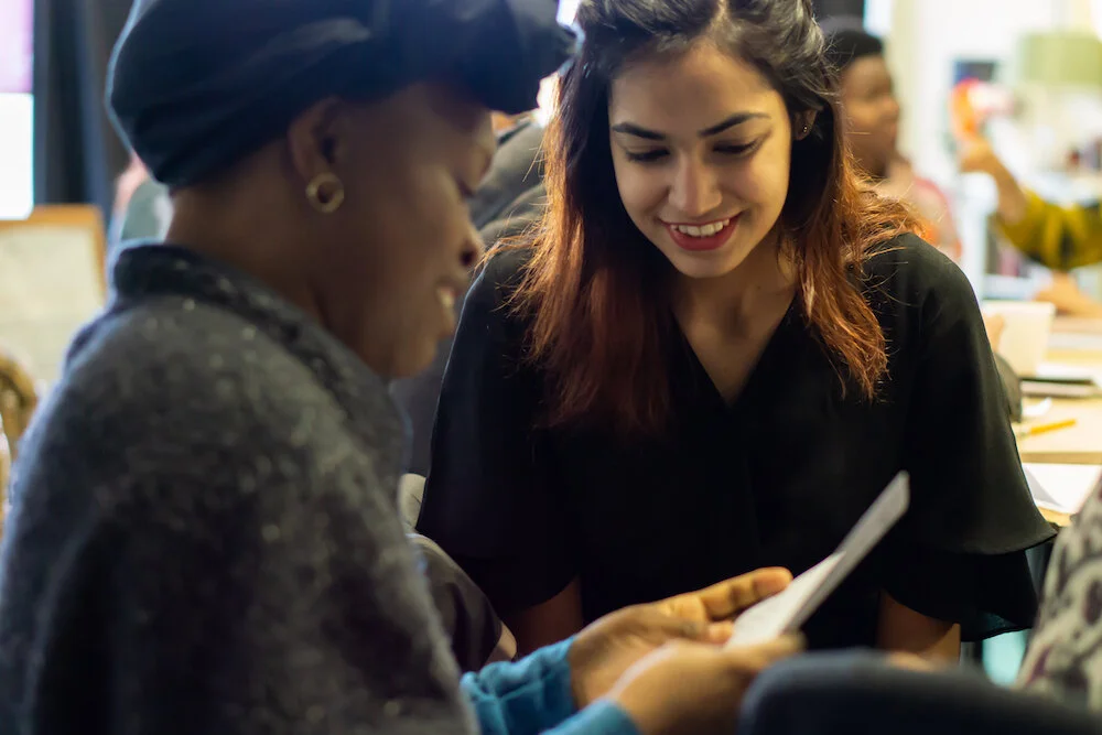 Sharing poetry in Change the Word, Coventry 2019