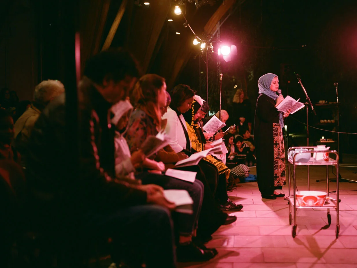 A scene from The Words We Carry, Change the Word, in the Winter Garden Sheffield 2020