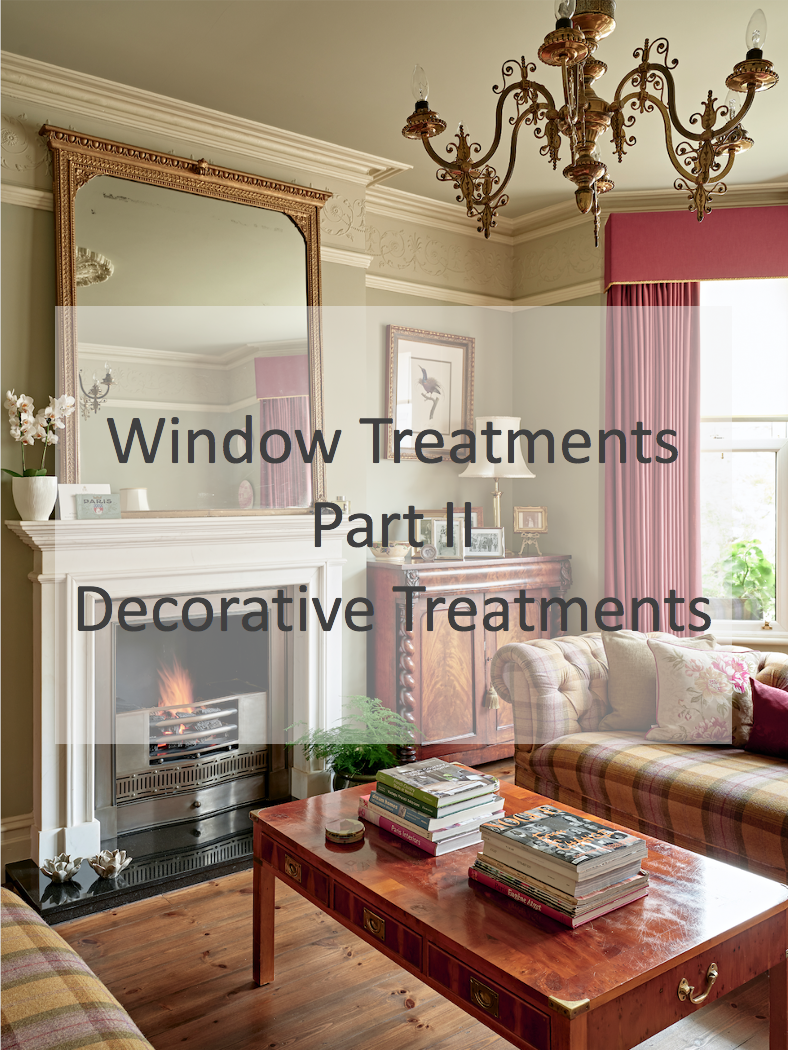 Window Treatments Part II: Decorative Treatments