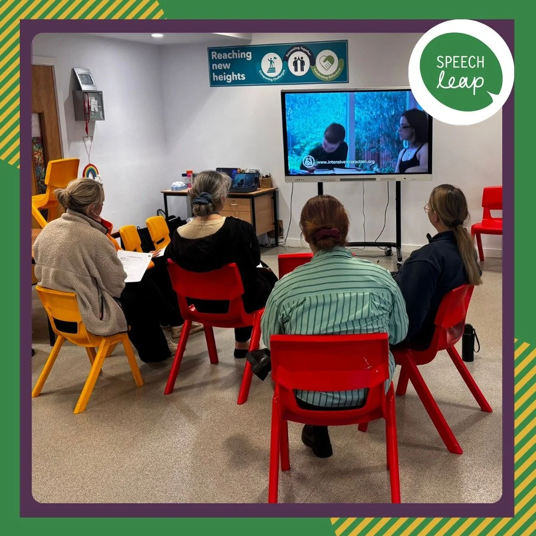 Natasha recently delivered a workshop on intensive interaction for teaching staff in a resource provision. The team really enjoyed watching, and reflecting on video examples, sharing ideas and making plans to further develop their own practice. It wa