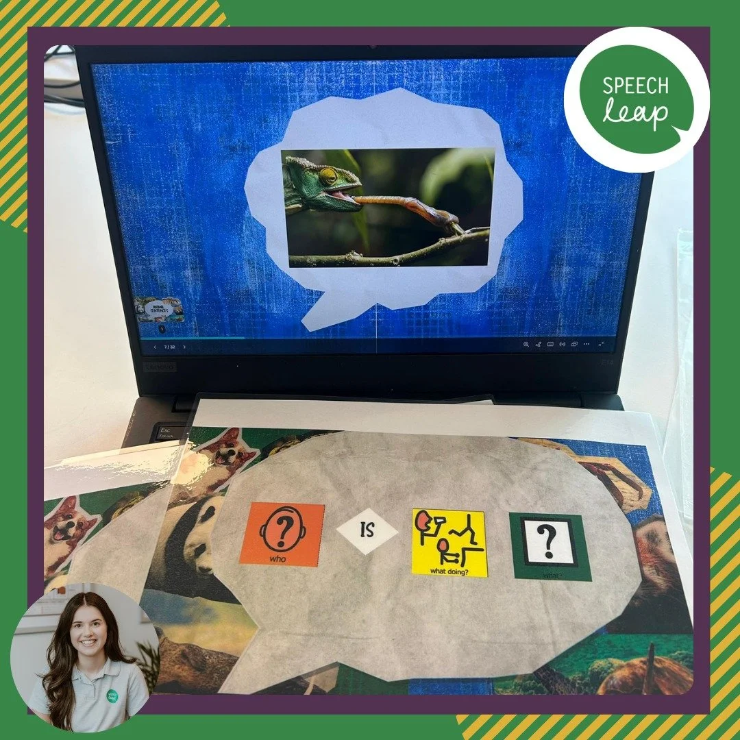 Eve has made a Colourful Semantics animal resource for a pupil who loves animals. Colourful Semantics supports sentence structure by visually breaking sentences down into parts like &lsquo;who&rsquo;, &lsquo;what doing&rsquo; and &lsquo;what&rsquo;. 