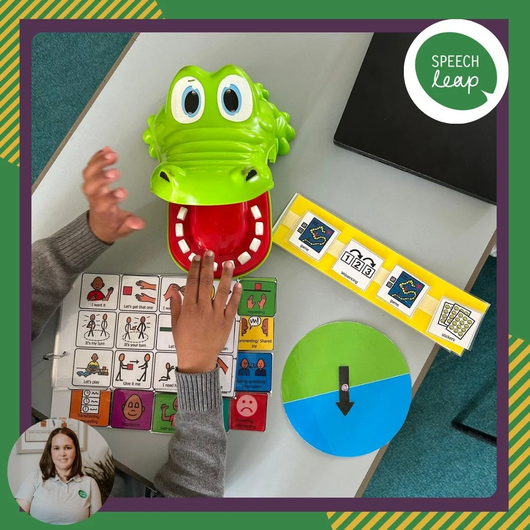 Sarah has been supporting a child to build their turn-taking skills using visual supports. By making interactions more predictable and easier to understand. Visual cues help children feel more confident joining in, waiting, responding and sharing att