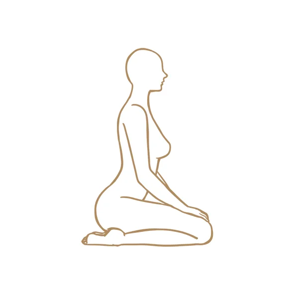 sitting and breathing into the spinal centres…